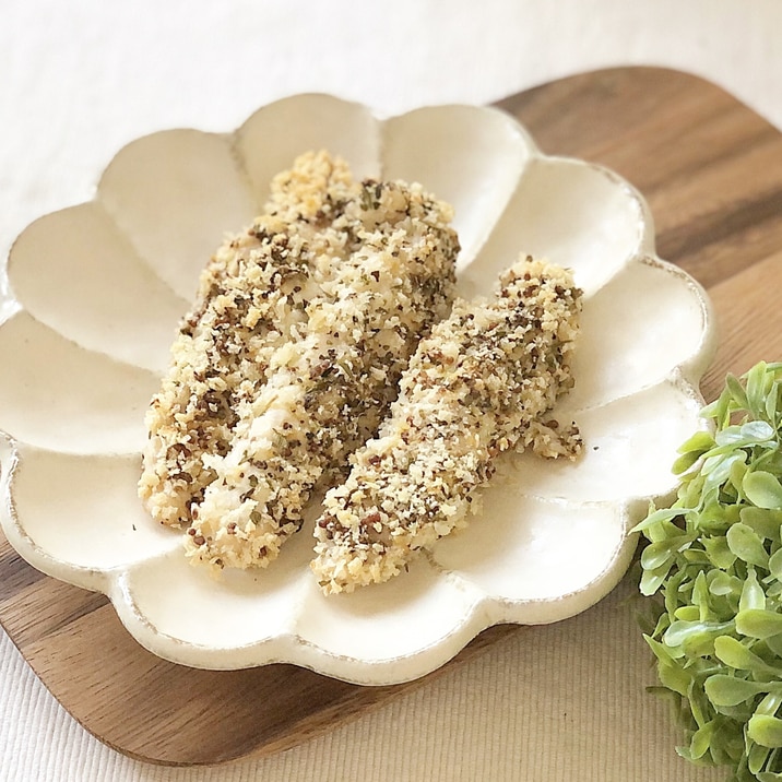 【節約ダイエット!】ささみの香草パン粉焼き
